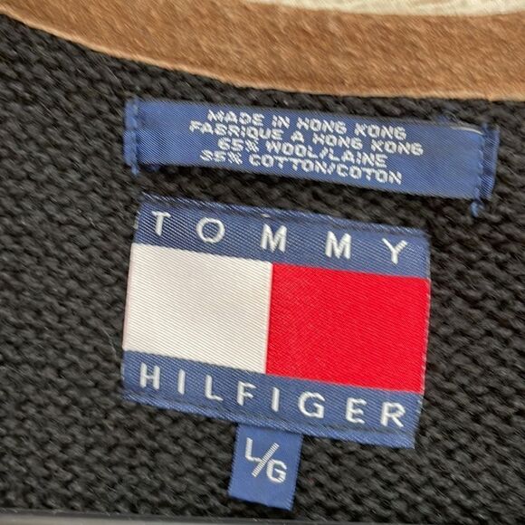 VINTAGE TOMMY HILFIGER PLAID WOOL VEST - Picture 4 of 6